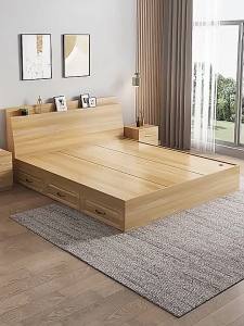 Tatami Bed Frame High  Storage 1.5M Modern Simple King/ Queen Bed Super Single Bed 1.2M Single Bed Bedroom