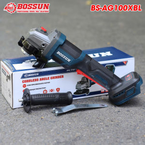 Thân Máy Mài Cắt Dùng Pin BOSSUN BS-AG100XBL Không Chổi Than Có Chống Sốc Đá Khởi Động Mềm 3 Cấp Chỉnh Tốc Độ