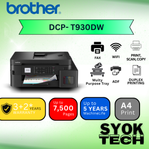 Brother T930DW A4 Printer Print Scan Copy Wifi Duplex ADF Networking Fax