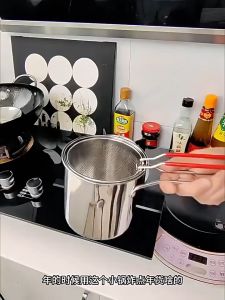 Stainless Steel Multi-Functional Fried Pot Frying Pan with Lid & Basket Fuel-Saving Fry Goreng Deep Fryer Tempura