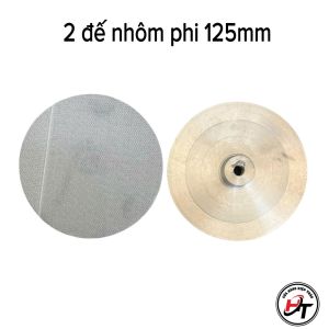 Đế dán chà nhám nhôm đĩa nhôm 100mm 125mm DE-NHOM