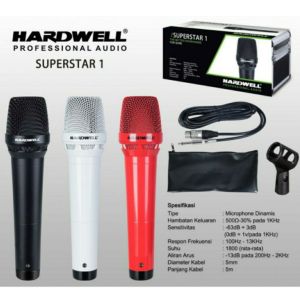 Microphone Kabel Superstar Hardwell Original Free koper