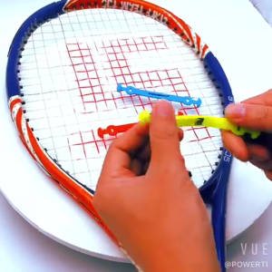 Tennis Vibration Dampener Double Knots Shock Absorbers Long Silicone Tennis Racket Dampener for Tennis Racket & Strings