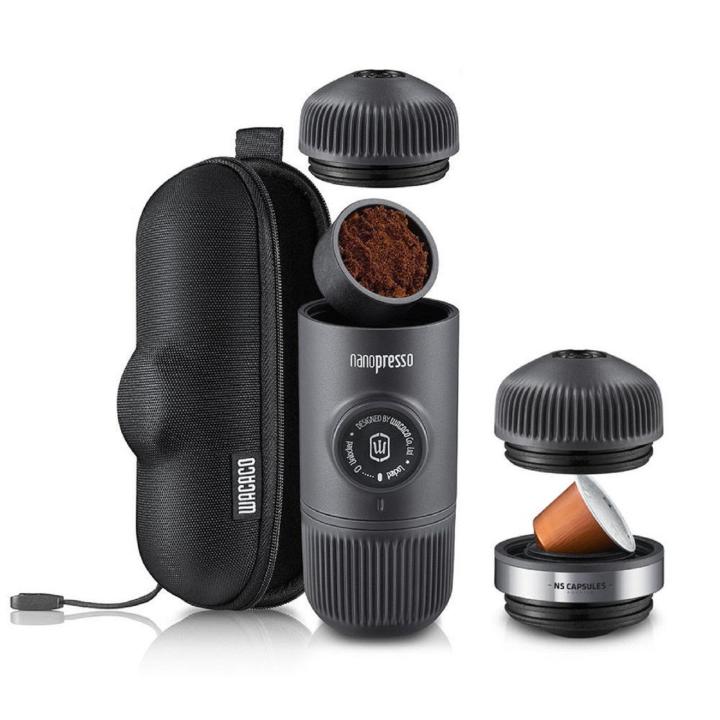 Wacaco Nanopresso (with Hard Case and NS Adapter) - Portable Espresso Maker  | Lazada Singapore