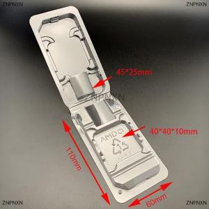 [COD] ZNPNXN 10pcs CPU clamshell TRAY BOX AMD Case Holder Protection สำหรับ AMD AM2 AM3 FM1 FM2