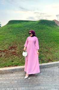 GAMIS CERUTY BABYDOLL IMPORT / GAMIS VIRAL 2024 / DRESS KONDANGAN WANITA ELEGAN / DRESS CANTIK KEKINIAN / MIDI DRESS CERUTI POLOS