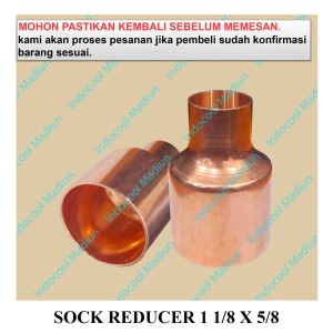 SOCK REDUCER AC TEMBAGA / SOCK PIPA TEMBAGA / SOCK REDUCER 1 1/8 X 5/8