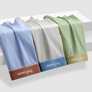 CMENIN  3Pcs ผ้าฝ้ายร้อนเซ็กซี่ชายกางเกงนักมวยกางเกงขาสั้นBreathableกางเกงว่ายน้ำชายชุดชั้นในนักมวยชายกางเกงHomme MRFC8893