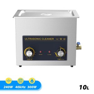 Ultrasonic Jewelry Cleaner 10L 300W 40kHz 220V Digital Display Heating Ultrasonic Bath with Basket for Jewelry Watch Ring Coin Diamond Parts Cleaning Ultrasonic cleaner teeth