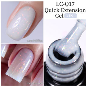 BORN PRETTY LILYCUTE 3 IN 1 7ml Quick Extension Nail UV Gel Shaping Nail Extension Nude Pink Gel Nail Art Polish Nail Semi Permanent Soak Off LED UV Gel Nail Varnishes
