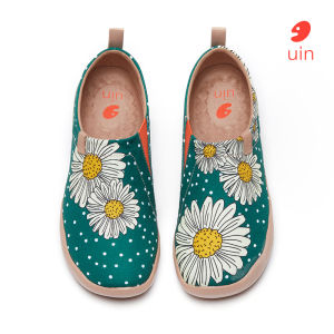 UIN fashion retro sports sneakers travel shoes Tropical Blossom Canvas colorful Women Shoes