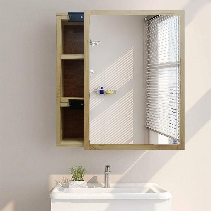 Modern Multi-Functional Wall-Mounted Bathroom Vanity Mirror with ...