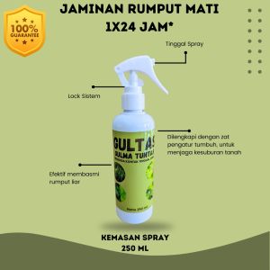 GULTAS Pembasmi rumput liar dan gulma 1x24 jam rumput mati - GULTAS 250 mL