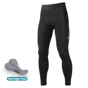 WEST BIKING  Cycling Pants Outdoor Sportswear Men Long Trousers Reflective Logo Lightweight Sponge Pad Quick Drying Tights Bicycle Pants Sports