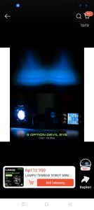 LUMINOS LED SHOOTING LIGHT Q5 PRO/Q5 LAMPU SOROT 2 WARNA WHITE -YELLOW UNTUK MOTOR DAN MOBIL