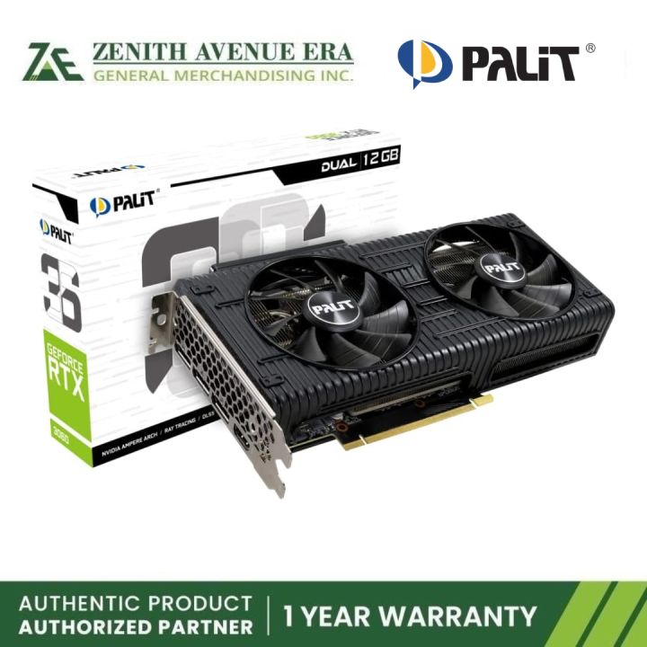 Palit NE63060019K9-190AD-V1 LHR RTX3060 DUAL 12GB GDDR6 192-bit DP+HDMI ...