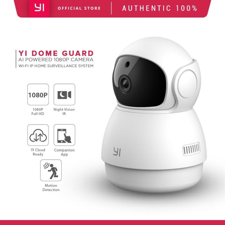 YI Dome Guard 360° Camera 1080p Human Detection Twoway Audio Motion