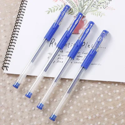 ราคาถูกสุด ปากกาเจล 0.5mm แบบหัวปกติ และหัวเข็ม สีน้ำเงิน สีดำ สีแดง ปากกาหมึกเจลอย่างดี เขียนลื่น ไม่สะดุด