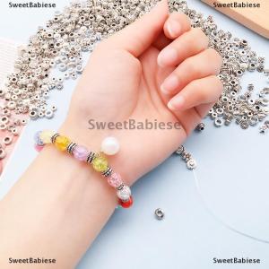 [COD] SweetBabiese 30 cái lốc Tây Tạng cổ bạc màu rỗng bóng kim loại hạt Spacer hạt đối với trang sức làm DIY Vòng đeo tay nekclace