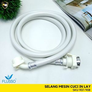 FLUSSO Selang Mesin Cuci in lay / selang mesin cuci in let selang pembuangan mesin cuci air masuk selang 15 meter dan selang 2 meter