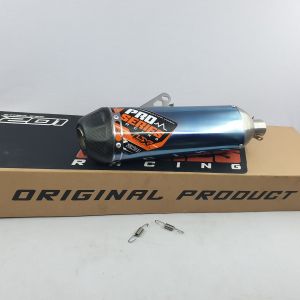 Knalpot Silencer Klx 150 S L Bf Crf150L Fmf Ujung Carbon Blue Dtracker 150 Wr 155 Pro Series Original Suara Bass Gahar Crf 150 L Kompetisi Wr155