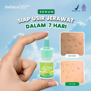 BEBICA Serum Acne Smoothing Essence - Serum Memudarkan Wajah Berjerawat Muka Berminyak Bruntusan dan Bekas Jerawat