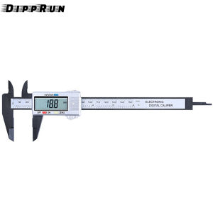 DIPPRUN Caliper Measuring Tool Digital Caliper 150mm Digital Micrometer Waterproof Easy Switch from Inch to Millimeter