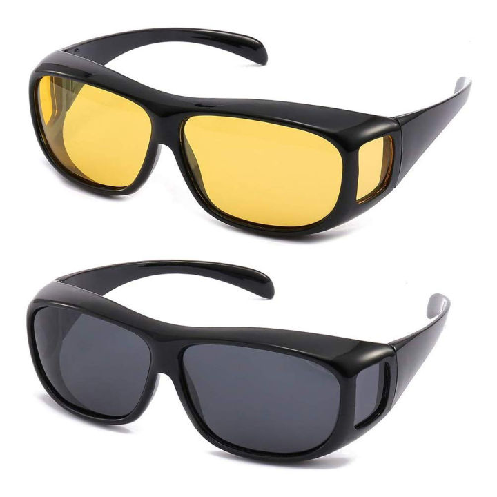 NSSIW Night-Vision-Glasses Women Fit-Ove-Glasses Men: Wap
