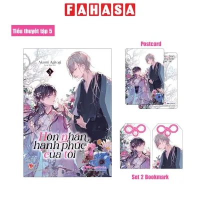 Fahasa - Sách - [Light Novel] Hôn Nhân Hạnh Phúc Của Tôi - Tập 5 - Tặng Kèm Postcard + Set 2 Bookmark