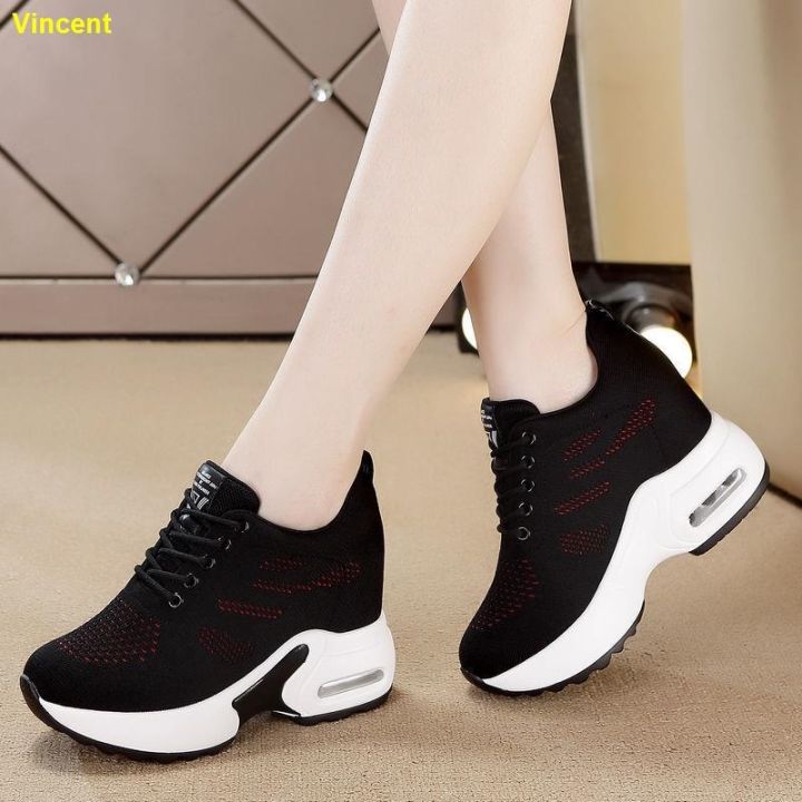 New Women Platform Sneakers Fashion Breathable Thick Bottom