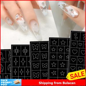 DIY Nail Art Supplies: Star Heart Butterfly Design