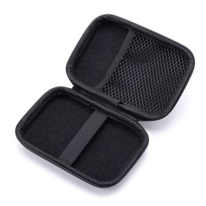 DISKAS Durable Portable Protective Bag Headset Storage Box Travel Case Zip Lock Case Storage Pocket Pouch Charger Protection Bag Data Cable Bag Mobile Hard Disk Case EVA Zipper Bag