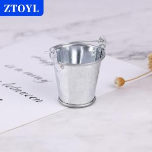 [COD]🔥🔥🔥ZTOYL 1 6 1 12 Dollhouse Miniature Metal Bucket Mini Kitchen Decor Pretnd Play Toy