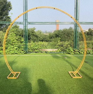 New Wedding Double-Pole Arch Wrought Iron Shelf Wedding Gold Arch Semi-Circle Single-Pole Balloon