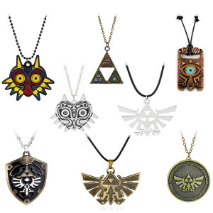 The Legend of Necklace Hylian Shield Sheikah Eye Majoras Mask Sword Triforce Symbol Pendant Zelda Tears of the Kingdom