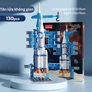 Bộ mô hình lắp ghép phi hành gia - tàu vũ trụ thông minh cho bé - DIY (107-130 mảnh)