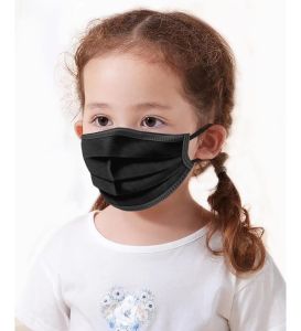 50pcs Full Black colour 3ply Face mask Non Medical Disposable Mask full Black Face Mask Mask Hitam
