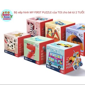 (GIÁ TỐT) Bộ xếp hình MY FIRST PUZZLE của TOI cho bé từ 2 TUỔI CÓ NHIỀU CHỦ ĐỀ
