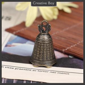 [Creative] Antique Bell Chinese Mini Sculpture Pray Guanyin Buddha Bell Shui Feng Bell
