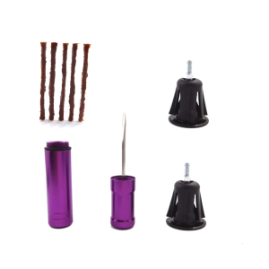 Tubeless Bike Tire Repair Tool with Bacon Strips and Storage Canister for Road Mountain Bike Tire Fix a Puncture or Flat