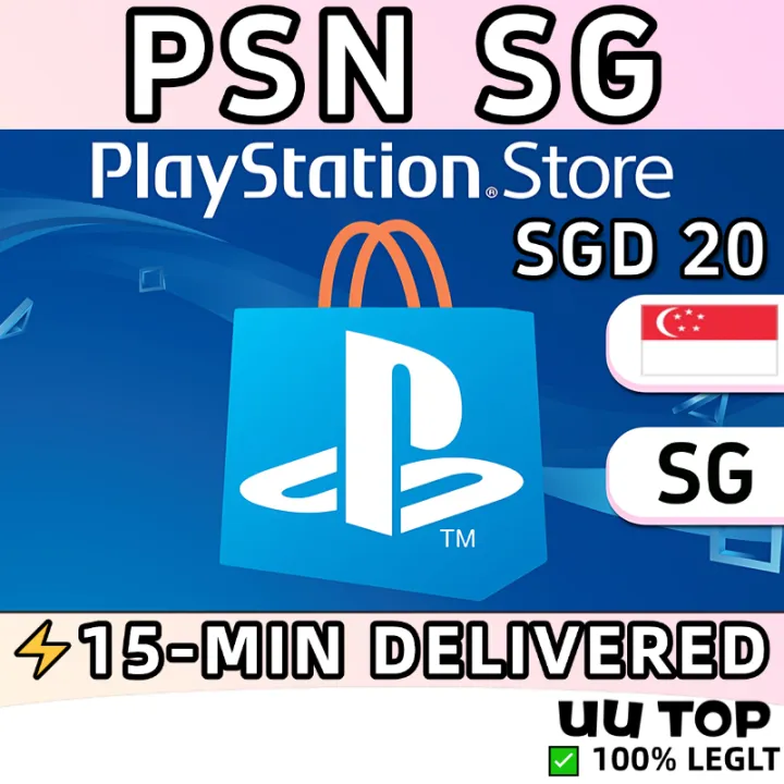 PSN SG 20 SGD Playstation Gift Card✨Playstation PS Plus Network