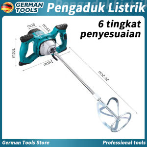 German tools Mesin Pengaduk Cat / Electric Mixer / Paint Mixer MK6116