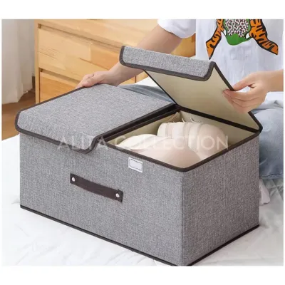 STORAGE BOX ORGANIZER 2 IN 1 KOTAK PENYIMPANAN PAKAIAN BISA DILIPAT SANGAT MULTIFUNGSI HARGA TERMURAH