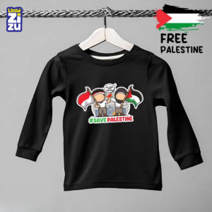 Kaos Palestina Anak (Lengan Panjang) by Little Zizu