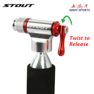 IMMY SPORTS [STOUT] Road/MTB Bike Pro Bicycle Tool CO2 Inflator Free CO2 Cartridge