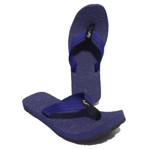 Slippers SANTH010 blue strap with blue slipsole for women  (Available Sizes 5 6 7 8 9)