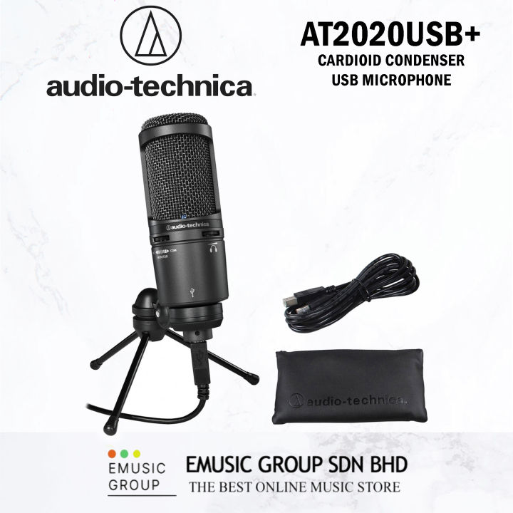 Audio Technica AT2020USB+ Cardioid Condenser USB Microphone (Audio ...