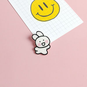 IQANGEL Đáng yêu sáng tạo Nhật Bản phim hoạt hình Trâm Acrylic phụ kiện con gái túi đựng quần áo Mặt dây chuyền huy hiệu cài