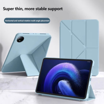 Redmi Pad Se 8.7 Case - Pu Leather Tri-Folding Flip Stand Tablet