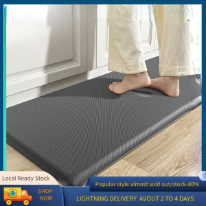 Ultra Thick Anti Fatigue Kitchen Mat Waterproof And Oil Proof Carpets Non-Slip Oil-proof Kitchen Rugs Floor Mats Anti-Fatigue Carpet Soothes Foot Pressure Airmat Cushioned